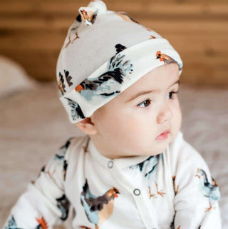 Salt Luxe Solid Knotted Beanie Hat