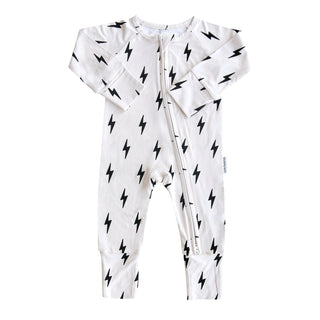Bamboo Zip Romper | Little Bolt