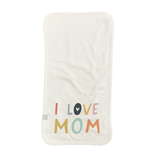 burp cloth | love mom