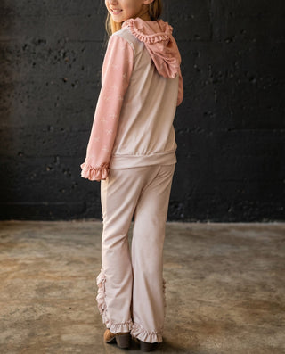 Pink Bow Lucy Hooded Set