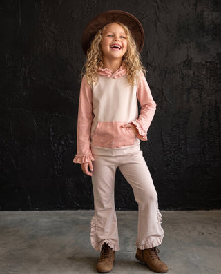 Pink Bow Lucy Hooded Set