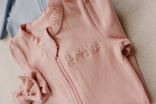 Ballet Pink Cotton Zipper