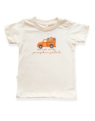 Meet Me At The Pumpkin Patch Organic Kids T-Shirt