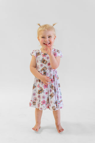 EXCLUSIVE A CUP OF DREAMS DREAM RUFFLE DRESS