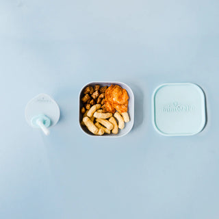Sip & Snack: All Stages Cup and Bowl Set - Aqua