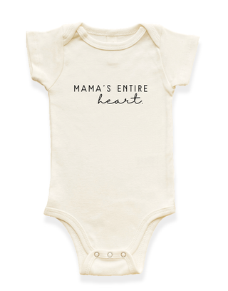 Mama's Entire Heart Organic Baby Bodysuit