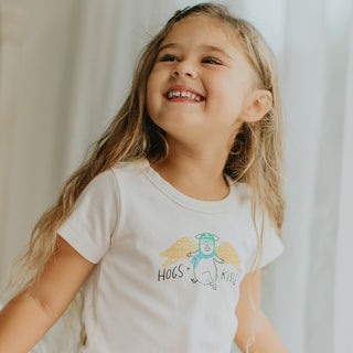 short sleeve pajama set | hogs and kisses