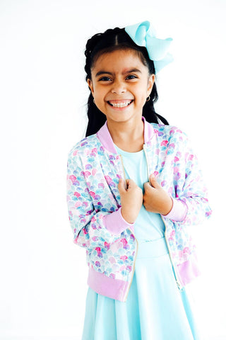 Mermaid Scales Satin Jacket