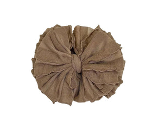 Mocha | Signature Ruffled Baby Headband