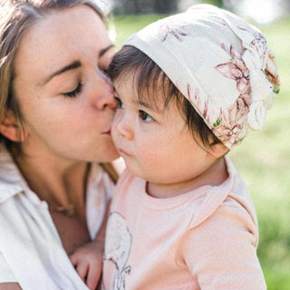 Chicken Organic Cotton Knotted Beanie Hat