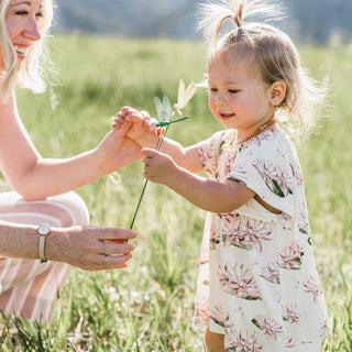 Butterfly Bamboo Dress & Bloomer Set