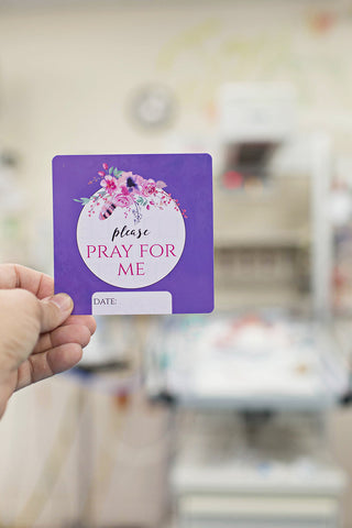 Girl Plastic NICU Milestone Cards w/ Marker