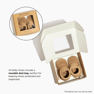 Platinum Knotted Bow Baby Shoe