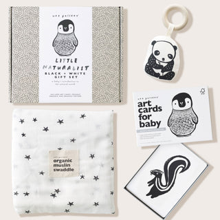 Newborn Baby Gift Set - Black + White