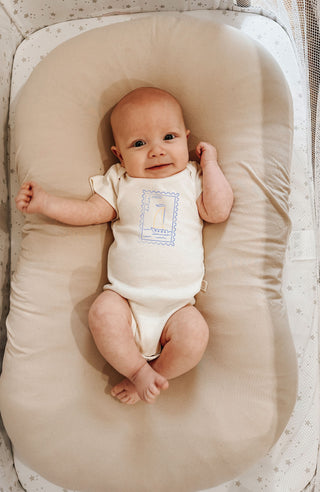Dolce Estate Stamp Organic Cotton Baby Bodysuit