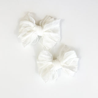 Ruffle Clip | Off White