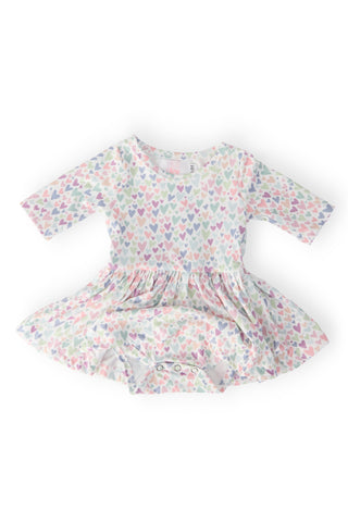 One in a Million 3/4 Sleeve Twirl Bodysuit