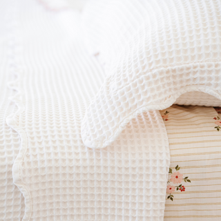 Wholesale Waffle Knit Coverlet Set
