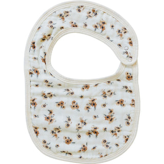 Autumn Bloom Classic Muslin Bib-
