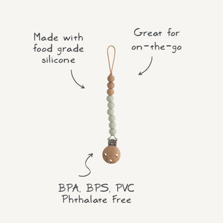 Silicone Pacifier Clip | Eva
