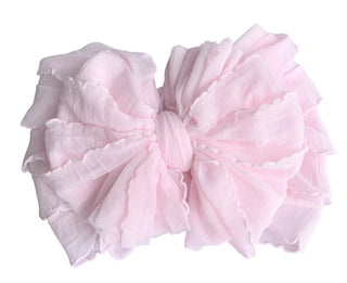 Ruffled Headband | Perfect Pink