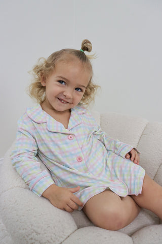 SPRING GINGHAM GIRL'S DREAM GOWN