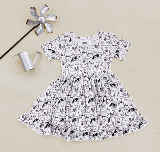 LOCALLY GROWN DREAM RUFFLE DRESS