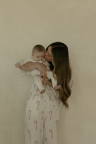 Women's Boxy Tee Lounge Set | Candy Cane