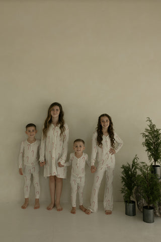 Women's Bamboo Sleeping Dress | Candy Cane