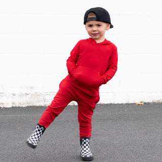 HAREM PANTS- Red