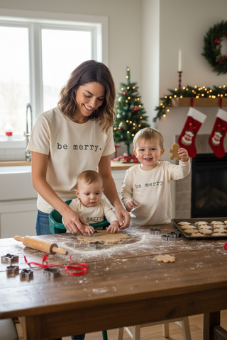 Be Merry Organic Kids T-Shirt Long Sleeve