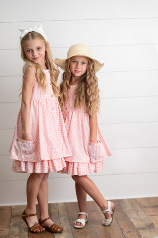 Pink Gingham Dress