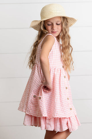 Pink Gingham Dress