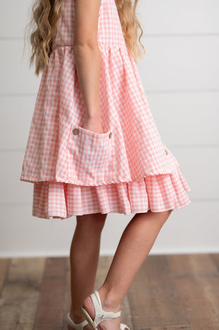 Pink Gingham Dress