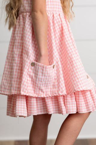 Pink Gingham Dress