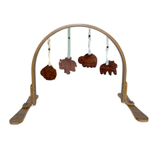 play gym | all wood - dark jungle