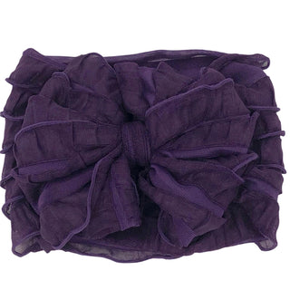 Ruffled Headband | Plum