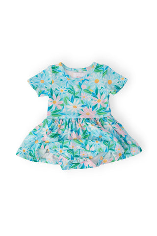 Preppy Daisies S/S Twirl Bodysuit