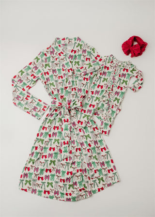 Holly Jolly Bows |  Mommy Robe