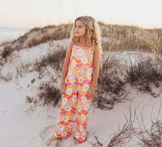 Retro Floral Jumpsuit