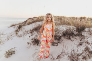 Retro Floral Jumpsuit