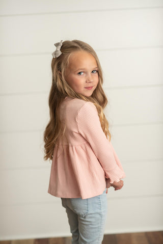 Ribbed Blush Shirt
