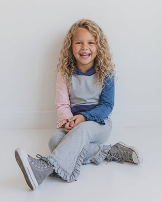 Rosy Gray Lucy Hooded Set