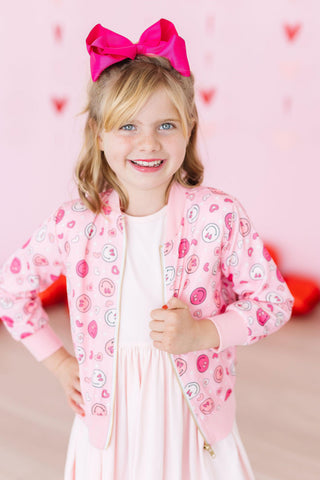SALE You Make Me Happy Satin Jacket
