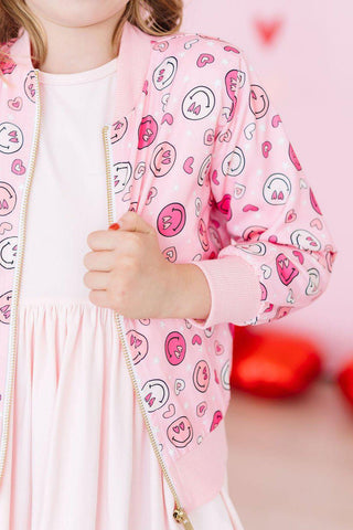 SALE You Make Me Happy Satin Jacket