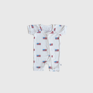 Shortie Bamboo Zip | Americana Ribbed