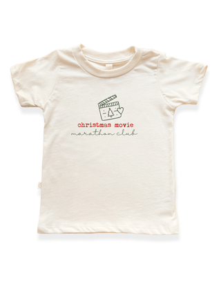 Christmas Movie Marathon Organic Kids T-Shirt