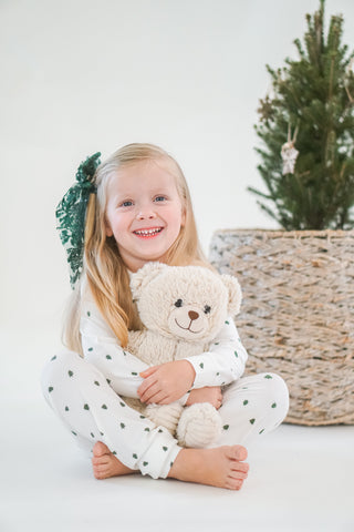 Tiny Trees Ribbed Bamboo 2pc Henley Pajamas