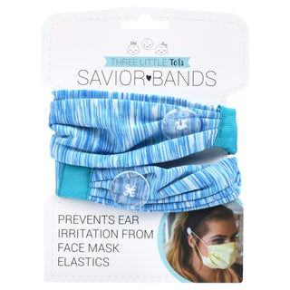Cotton Candy Savior Headbands With Buttons for Masks
