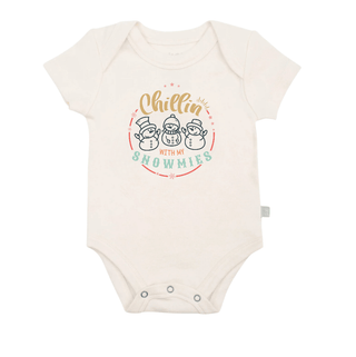 graphic bodysuit | chillin with my snowmies